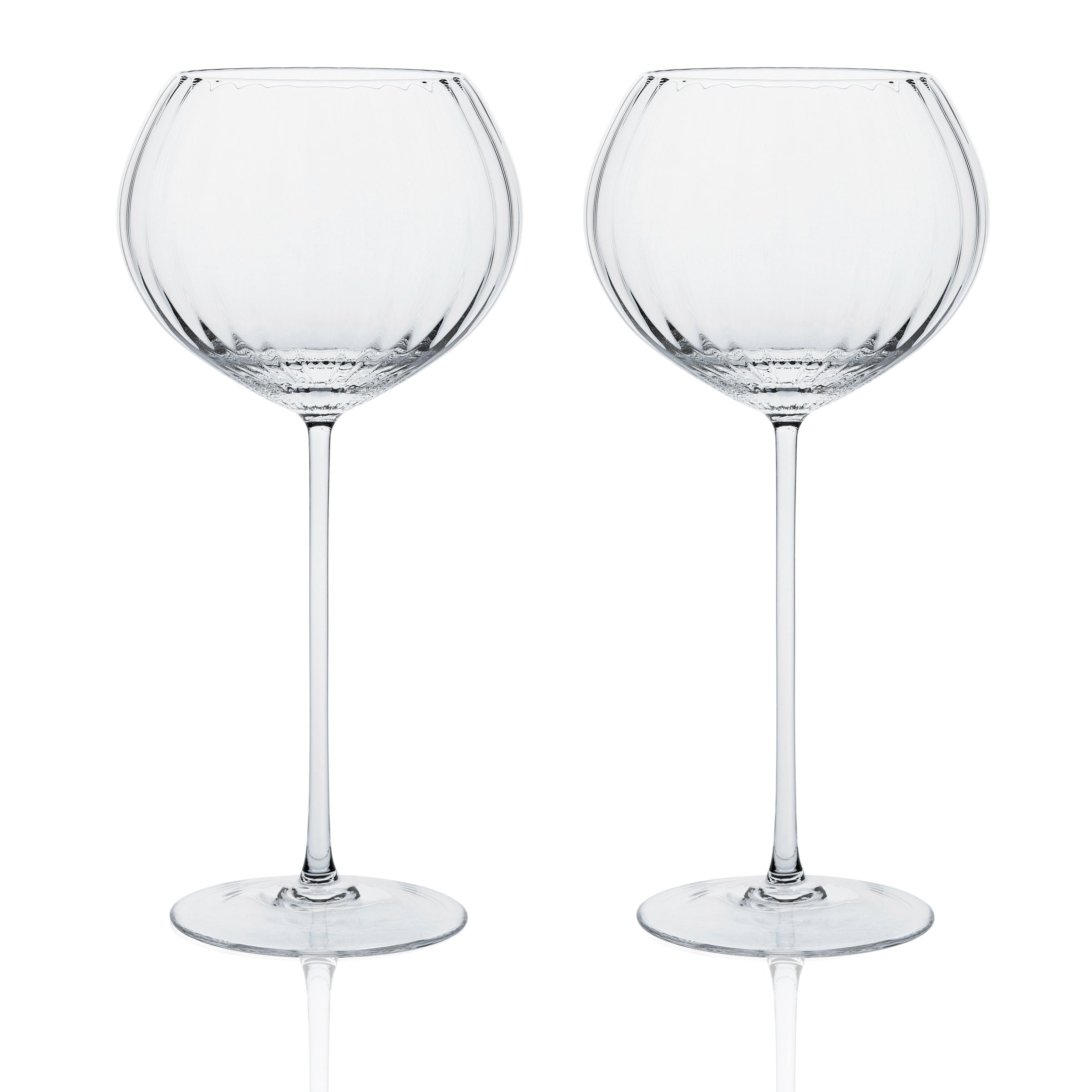 Quinn Clear Red Wine Glasses Set of 2 - Caskata