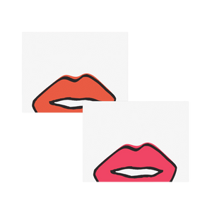 Lip Service Place Cards, Set of 24