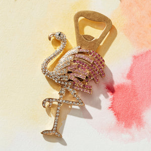 Flamingo Bottle Opener in Pink