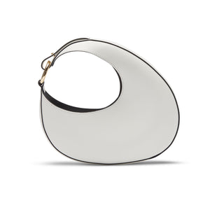 Ostra Micro in Off White with Gold Ring