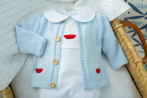 Sailboat Crochet Playsuit