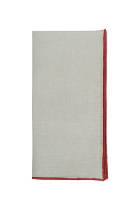 Sand Napkin Orange Small Trim, Set of 4