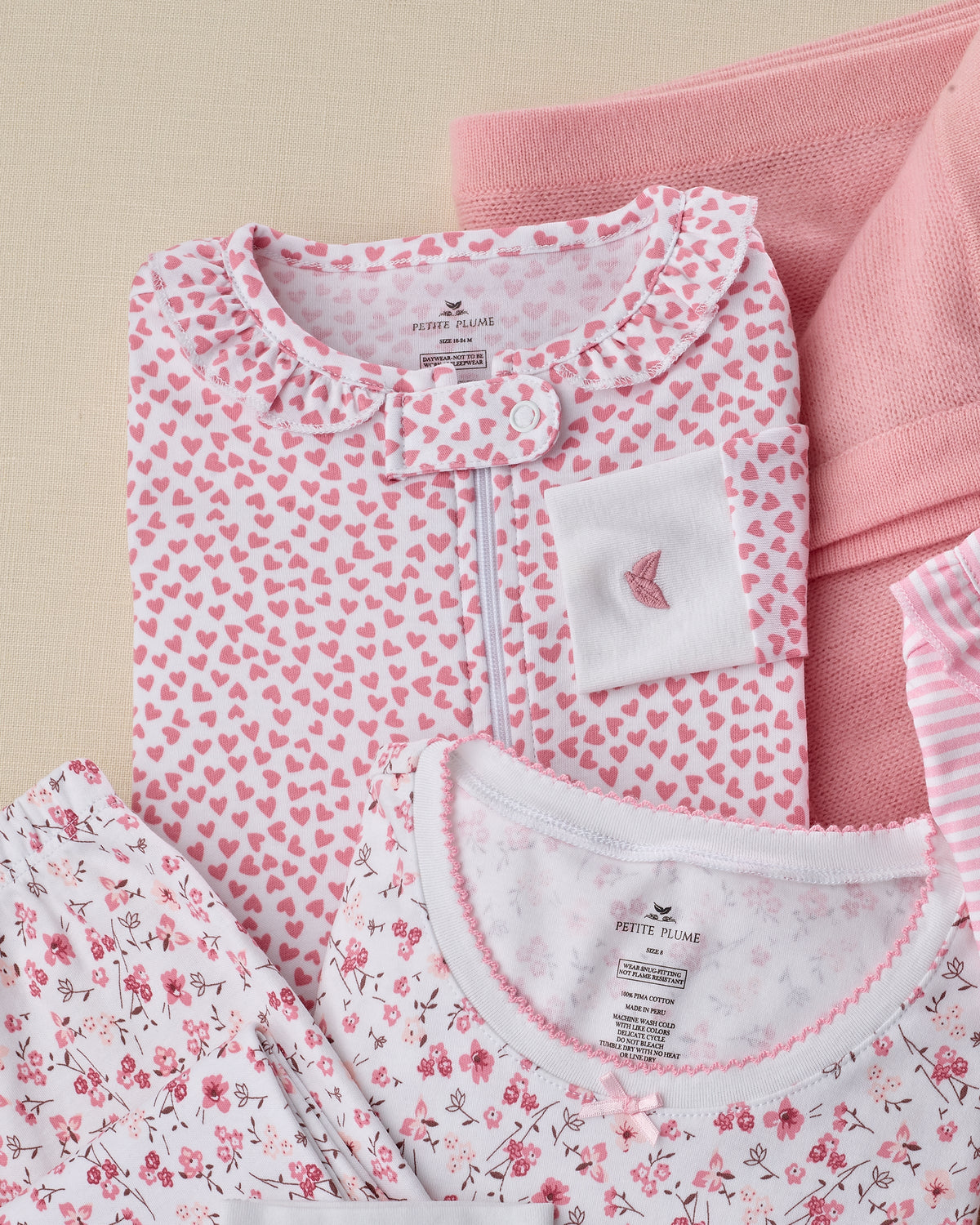 Children’s Sweethearts Pima Cotton Romper