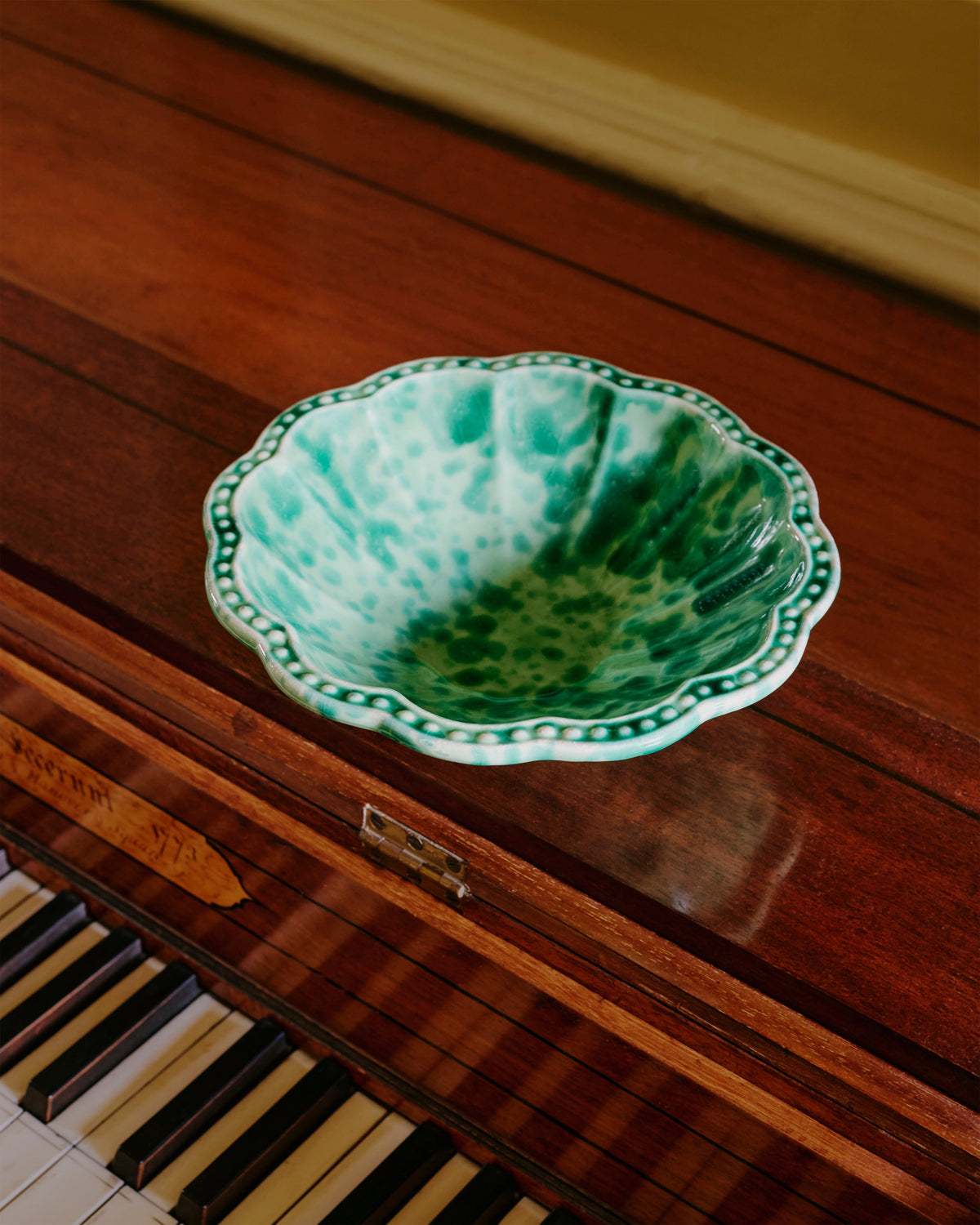 Speckled Small Bowl in Green