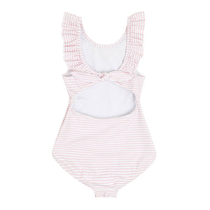 Girls Ruffle Collar One-Piece