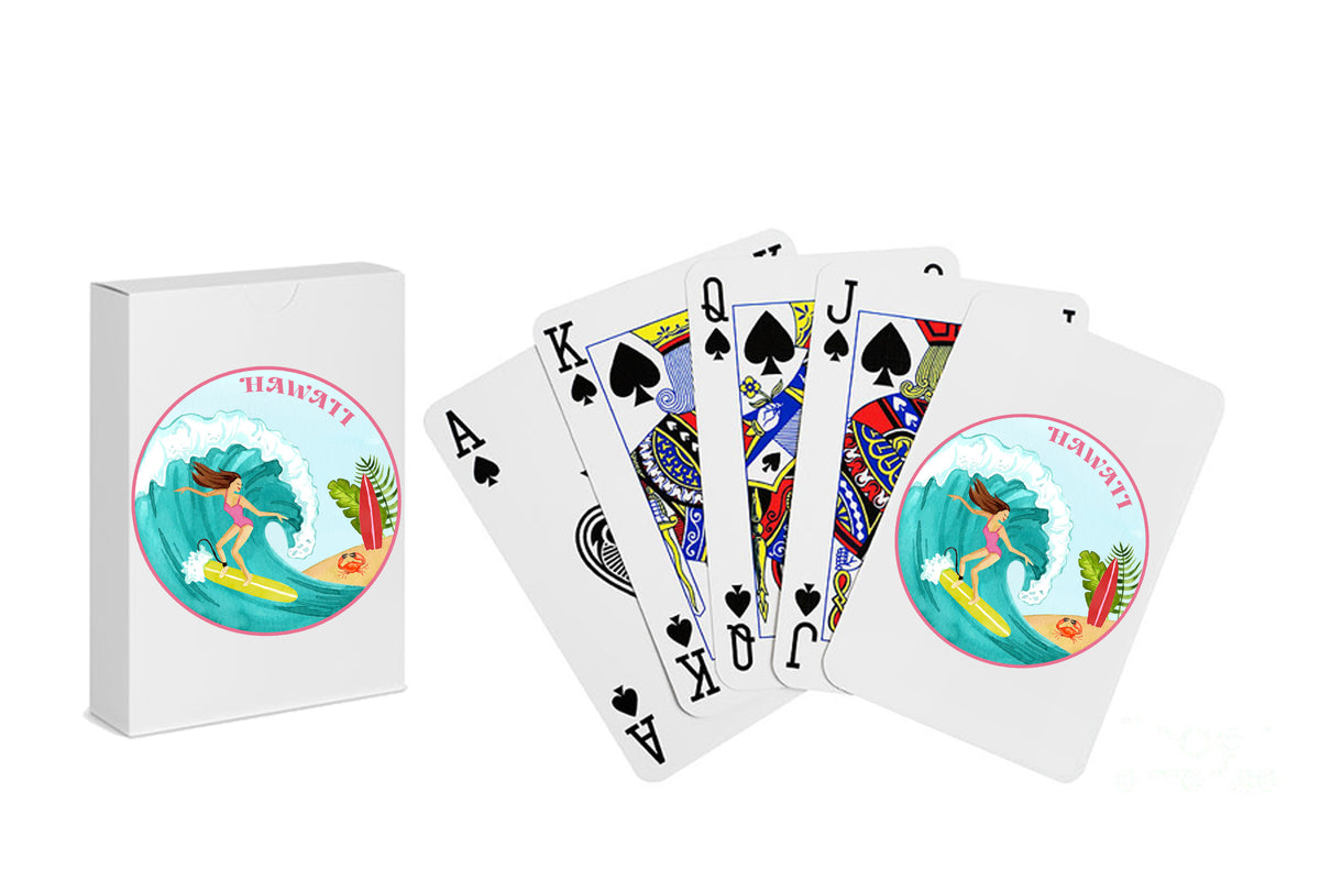 Personalized Crest Playing Cards