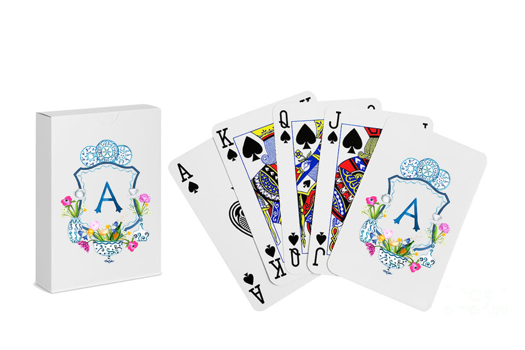 Personalized Crest Playing Cards