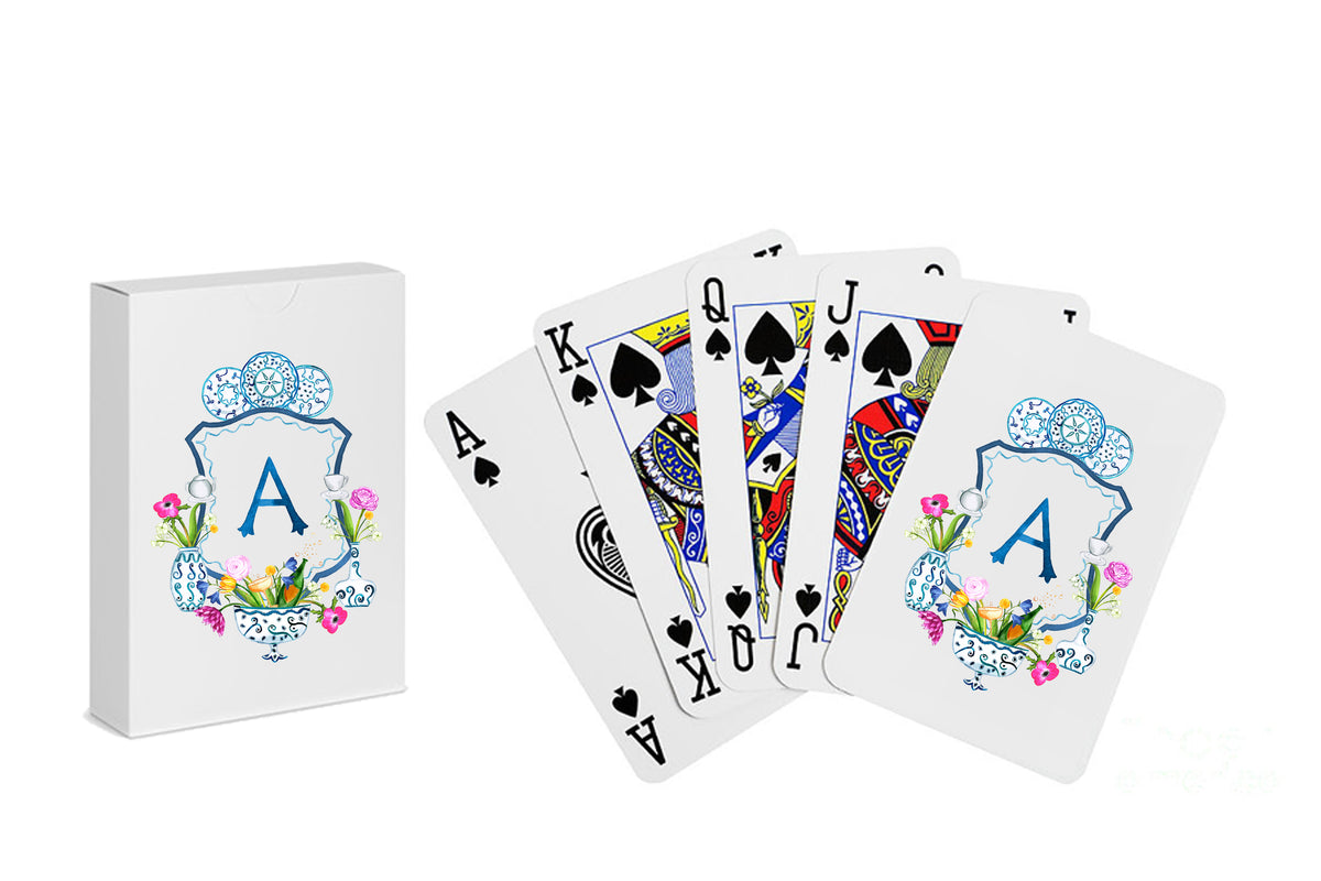 Personalized Crest Playing Cards