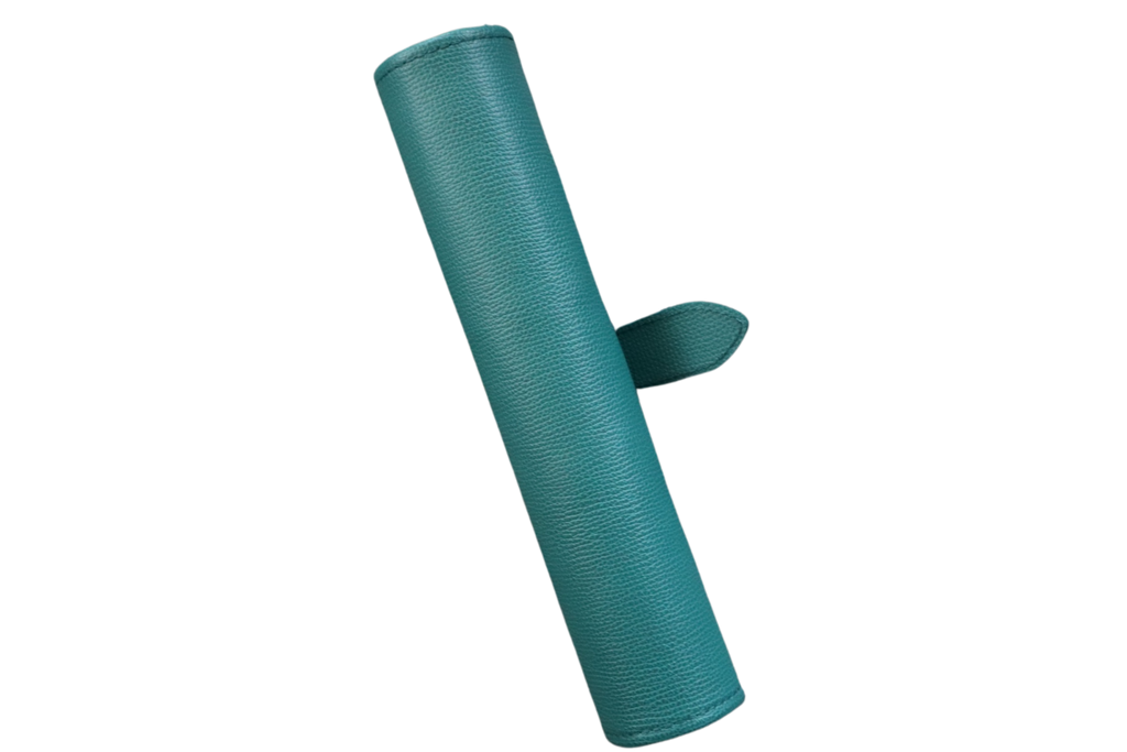 Travel Backgammon Board Green Roll Up