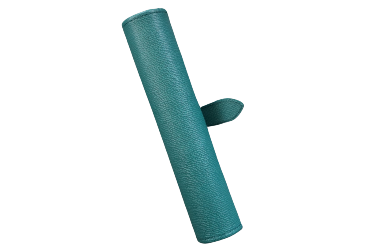 Travel Backgammon Board Green Roll Up