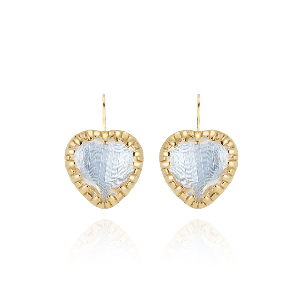 Valentina 'I Love NY' Button Earrings