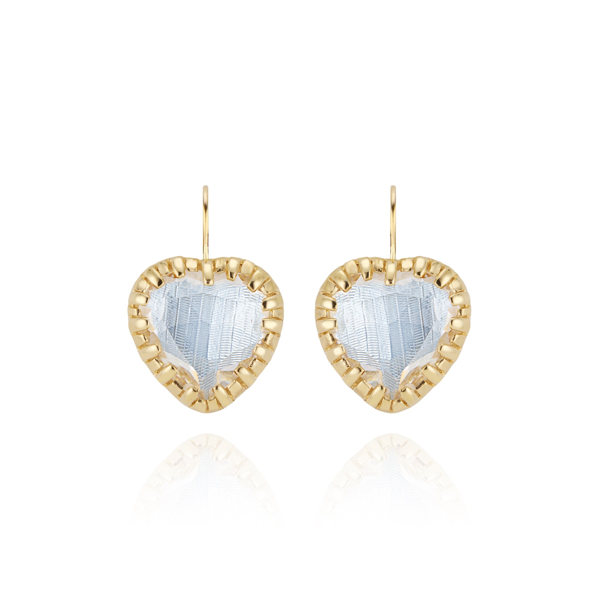 Valentina 'I Love NY' Button Earrings
