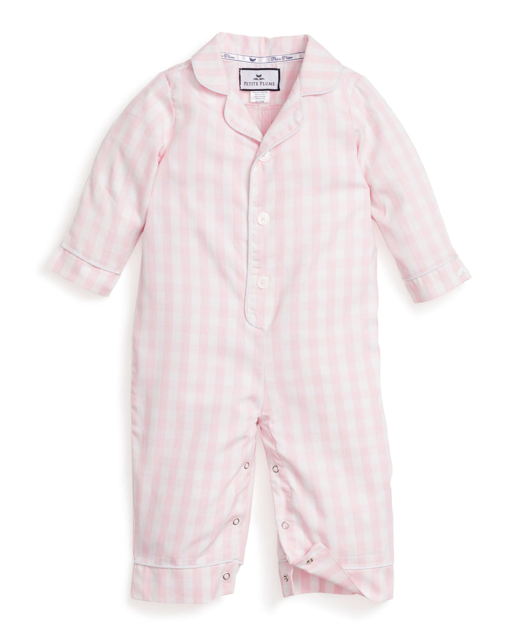 Children’s Pink Gingham Romper