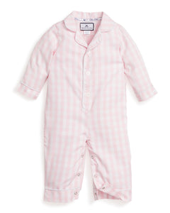 Children’s Pink Gingham Romper