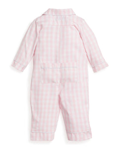 Children’s Pink Gingham Romper