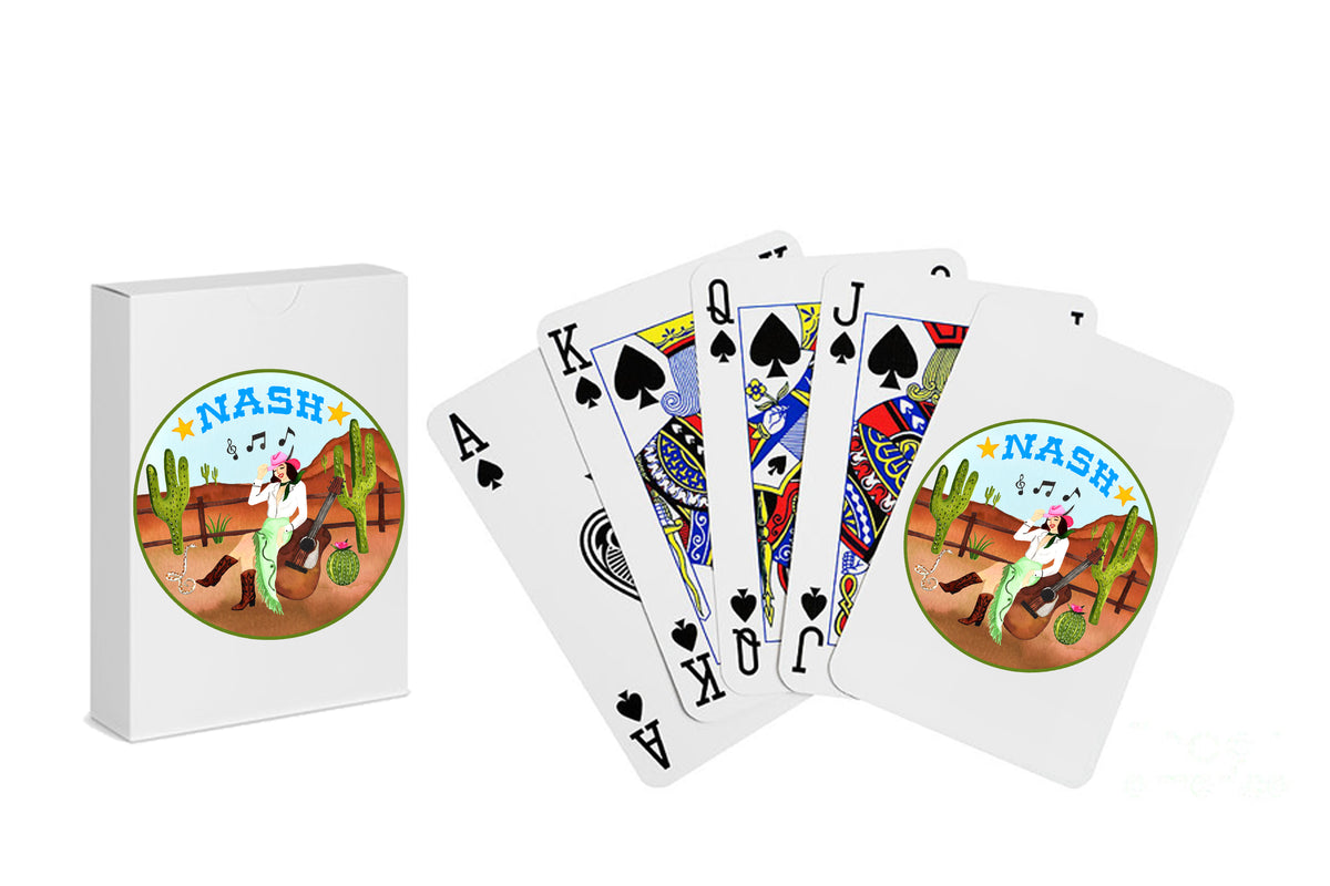 Personalized Crest Playing Cards