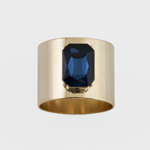 Single Gem Napkin Rings, Set of Two