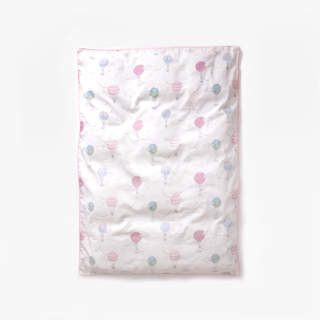Touch The Sky Baby Duvet in Pink