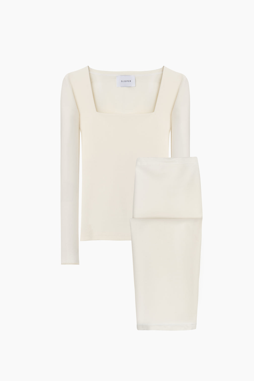 The Weekend Chic Set with Leggings in White