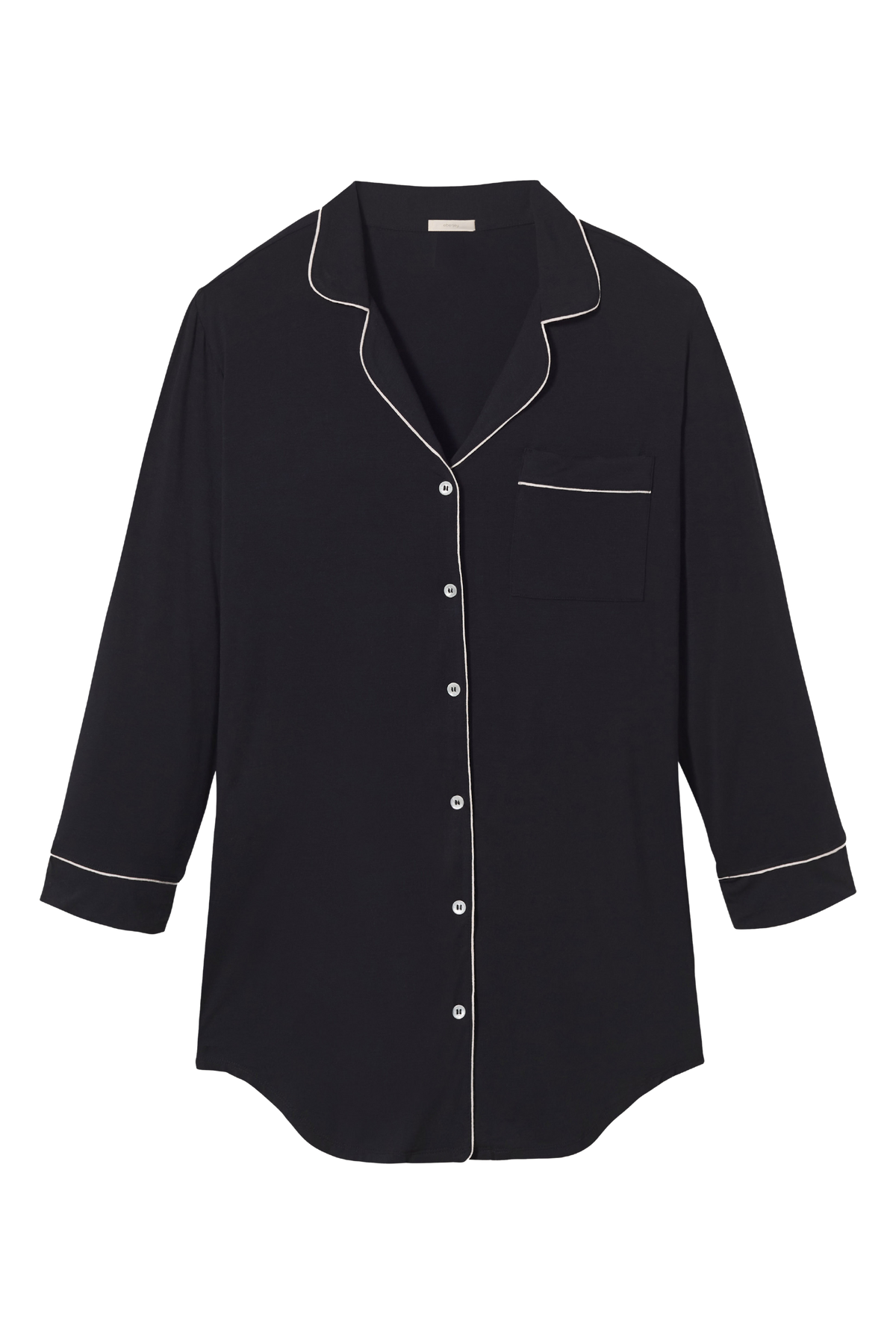 Gisele Sleepshirt in Navy/Ivory