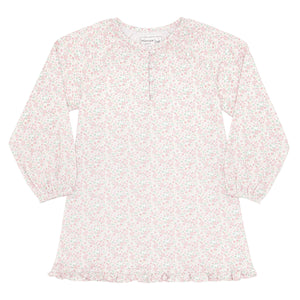 Girls Antique Floral Pima Dress