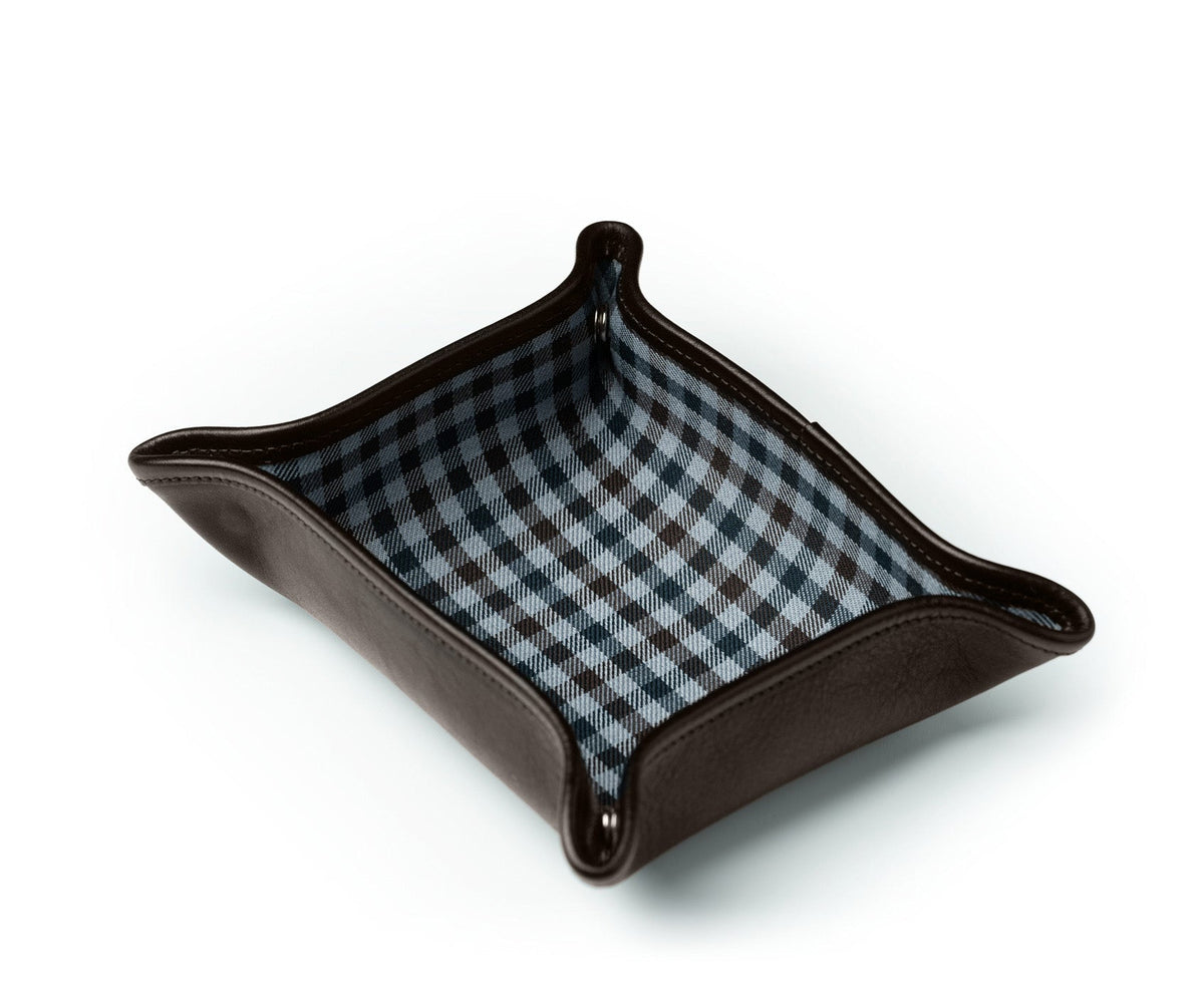Folding Snap Tray No. 58 in Vintage Leather