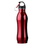 Gourde inox simple paroi Rouge 