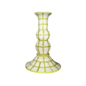 Lumiere Gingham Candle Holder