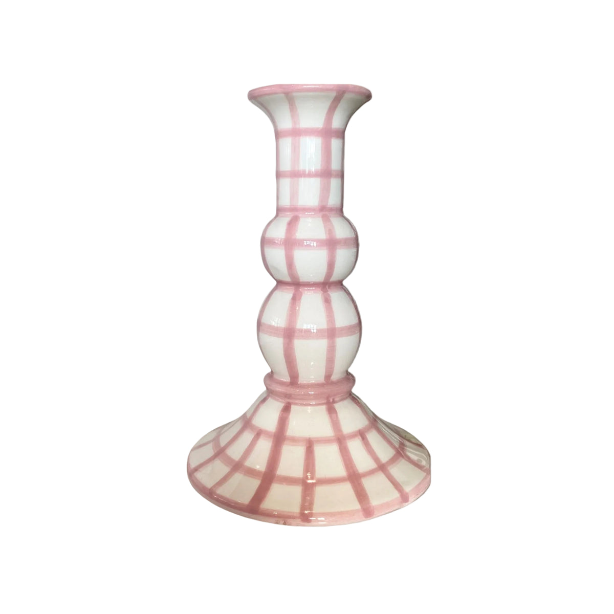 Lumiere Gingham Candle Holder