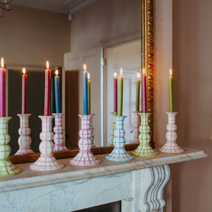 Lumiere Gingham Candle Holder