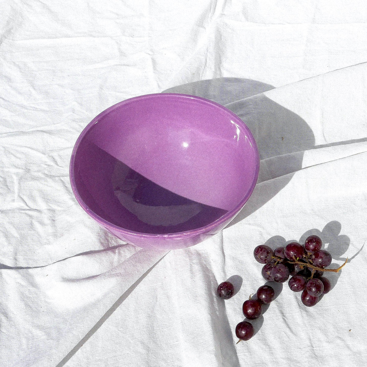 Casa Lila Medium Bowl with Lilac Glaze