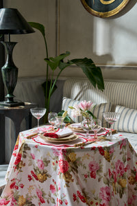 Morgan Placemat and Napkin Set in Pink