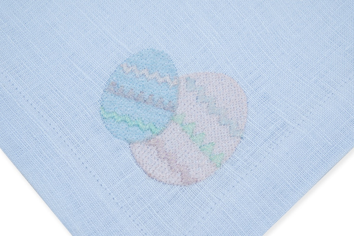 Easter Egg Blue Linen Napkin, Set of 4