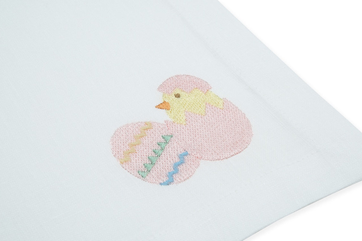 Easter Chicks Linen Napkin, Set of 4