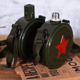 Gourde en inox militaire