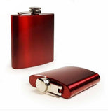 Flasque alcool personnalisée Rouge métal