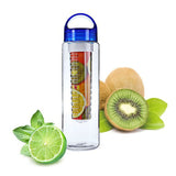 Gourde infuseur fruit bleue