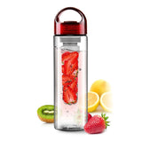 Gourde infuseur de fruits rouge