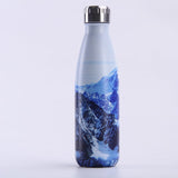 Gourde motif montagne (inox)