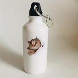 bouteille aluminium motif chat