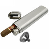 Flasque étui à cigare havanna