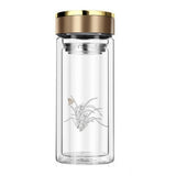 Thermos en verre double paroi