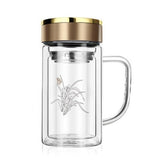 Thermos en verre double paroi