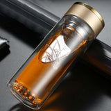 Thermos en verre double paroi