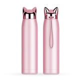 Gourde isotherme chat (inox)