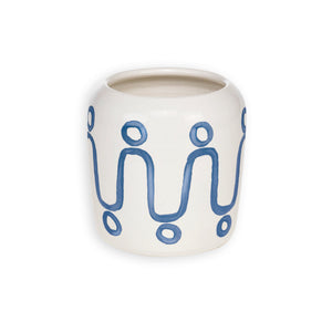 Cycladic Blue Vase